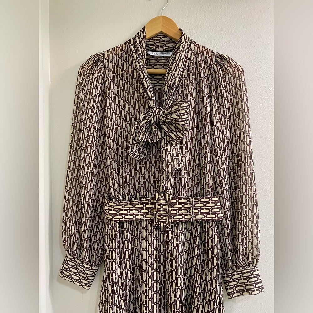 ZARA LIMITED MAXI DRESS ASO OLIVIA PALERMO PRINCESS VICTORIA size XS - Picture 8 of 12